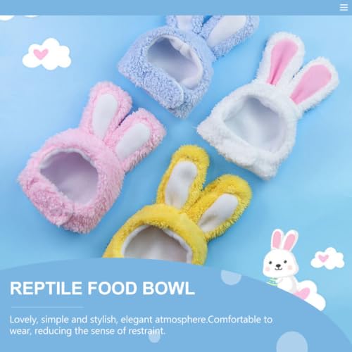 4PCS Sombrero Conejito para Mascotas con Orejas miniatura 3