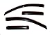 Auto Ventshade [AVS] In-Channel Ventvisor / Rain Guards | Fits 2007 - 2010 Jeep Compass - Smoke, 4 pcs. | 194330