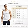 Mens Vest Tops Multipack Sleeveless Plain Undershirts Out Door Top Everyday Athletic wear Workout Shirts Men's Cotton Vests Tank Tops (3XL White) #3