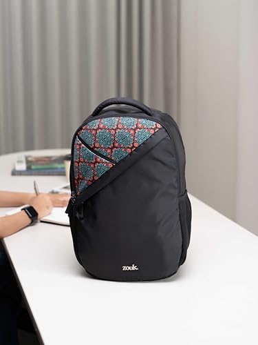 Image of ZOUK Taaran Backpack - Large 2 Compartment Backpack, 18.5L with Spacious Interiors Bags For School, Office, College, Gift For Men & Women