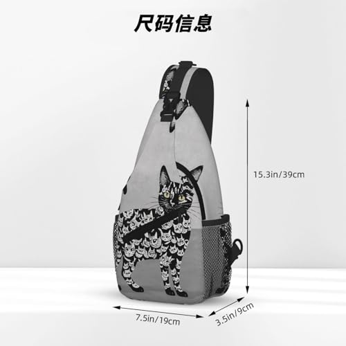 Bolso Sling para mujer y hombre mochila deportiva de viaje miniatura 4
