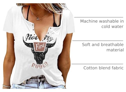 HRIUYI Women's Cowgirl Outfits Cute Country Concert Sleeveless Tops Summer Casual Cowboy Shirts Western Graphic Tank Tops (White11,L) by HRIUYI - Used condition - US$16.40
