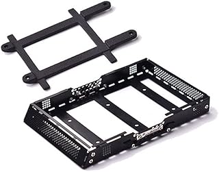 Metal Luggage Top Rack for Traxxas 1:18 TRX4M Ford Bronco Crawler 97074-1 Upgrades - Black