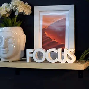 NUKKAD TALES Focus ? White: Inspiring Aesthetic Table Decor for Home & Office. Ideal Birthday and Corporate Gift