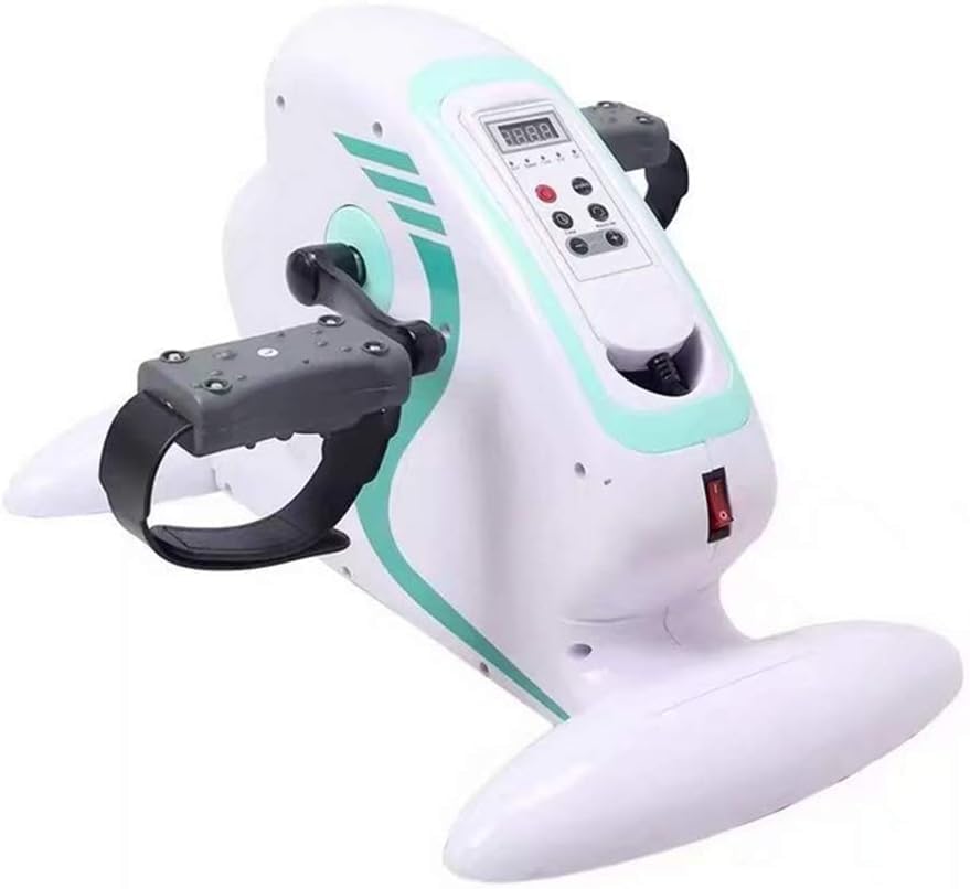Ejercitador de pedal motorizado de lujo, mini bicicleta estática: una ayuda positiva, fácil, sin estrés y con poco ruido for fortalecer los músculos y ligamentos de brazos y piernas
