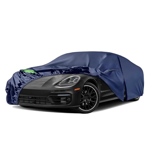 Funda para coche exterior Porsche Panamera 2014-2026 lona azul intemperie