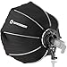 BRESSER Super Quick 90cm Octagonal Softbox for Camera Flash