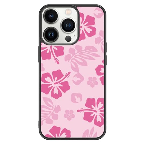 Coque iPhone 13 Pro motif floral rose protection silicone TPU souple antichoc