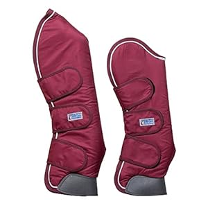 Elite Pro Horse Shipping Boots | Size Large | Color Burgundy |Superior Comfort & Protection | Reinforced Heel Guard | Cushioned Nylon Lining | Contoured Design