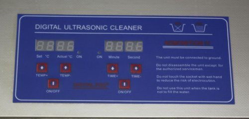 1.3L Commercial en acero inoxidable limpiador ultrasónico máquina de limpieza ambiente correa ajustable 110 V/220 V