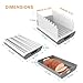 Jumeihui Bread Slicer For Homemade Bread,Bread Slicer Guide For Width Is Adjustable And Replaced,Bread Loaf Slicer With Crumb Tray,Suitability For Homemade Bread, Bagels, Cakes