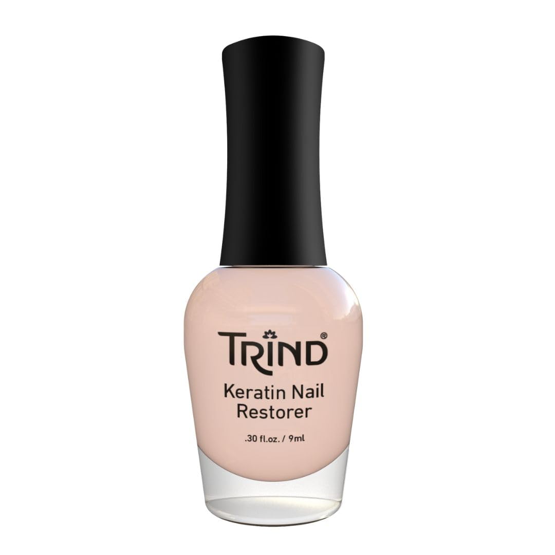 TRIND | Balsamo Rinforzante alla Cheratina | Unghie Sensibili e Danneggiate | Ripara, Protegge, Idrata 1x9ml