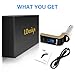 FM Transmitter, LDesign Bluetooth Wireless in-Car FM Radio Adapter Car Kit with Hand Free Call | Stereo 4 Modes Music Play | TF Card &U-Disk Reading Applicable for All Smart Phones -Gold