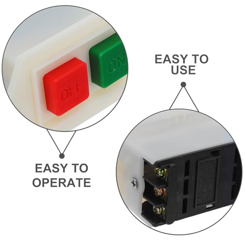 Control de Potencia y Parada Inmediata con Interruptor de Arranque para Amoladora Industrial 3