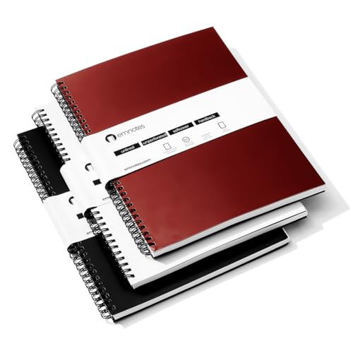 Cahier sans lignes pour dessin et croquis lot de 3 carnets souples 80 pages