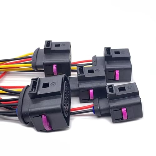 Conector 1J0973722 de bobina de encendido de 10 pines compatible con VW 2