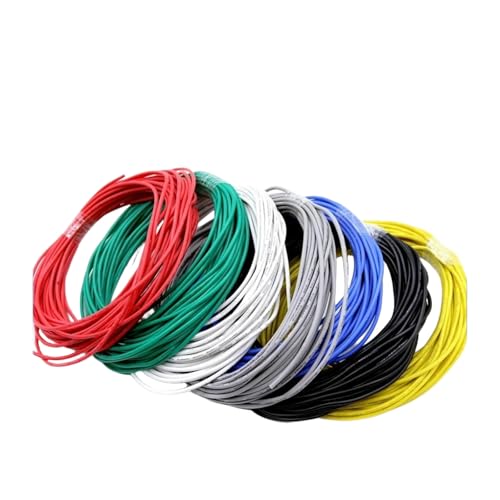 Câble de cuivre 28 AWG blanc UL3135 de 10m évite les coupures de circuit
