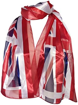 Pamper Yourself Now Union jack scarf thin pretty scarf great for any outfit lovely gift