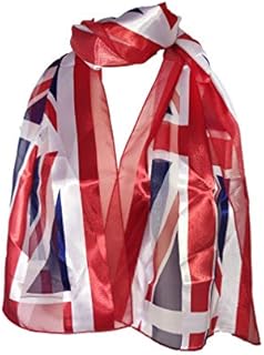 Pamper Yourself Now Union jack scarf thin pretty scarf great for any outfit lovely gift