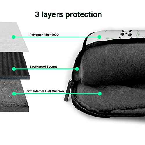 Sac ordinateur 15.6 pouces Debou Panda antichoc avec poignée ergonomique