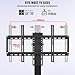 VEVOR Motorized TV Lift Stroke Length 39.4 Inches Motorized TV Mount Fit for 32-70 Inch TV Lift with Remote Control Height Adjustable 28.74-68.11 Inch,Load Capacity 154 Lbs