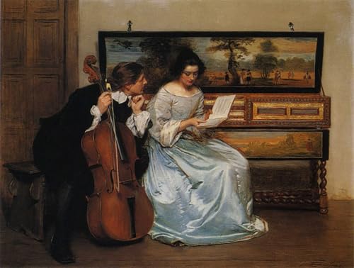 Tableaux Toile l'intervalle John Seymour Lucas Poster Déco Murale 60x90cm
