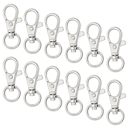 cnomg Cnomg Karabinerverschluss, Drehverschluss, Karabinerverschluss, Metall, drehbar, 38 mm, 50 Stück Cover