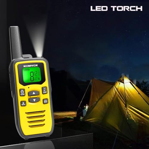 Profressional Walkie Talkies for Adults, Rechargeable Two Way Radios Long Range, 36 Channels 2 Way Emergency Radio with NOAA Weather Alert, Survival Gear and Equipment for Camping Hunting Hiking