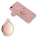 Finger Ring Stand, mobile cell phone stand holder Car Mount Phone Ring Grip 360°Universal Grip Finger Ring Holder Zinc Alloy (Rose Gold)