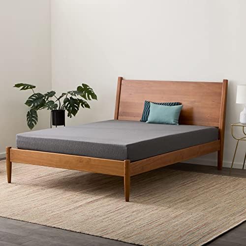 Linenspa 8 Inch Gel and Bamboo-Charcoal Memory Foam Mattress – Firm Feel – California King Mattress in a Box