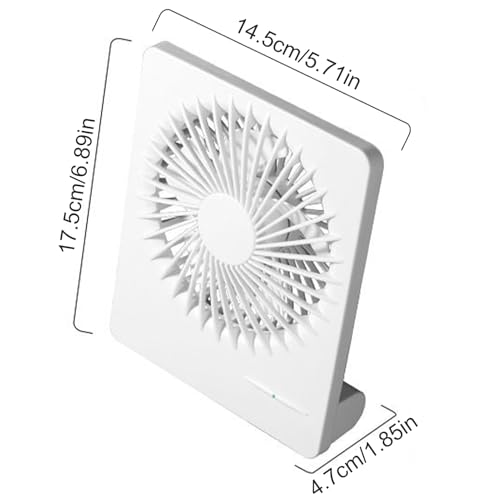 Ventilateur de table portable compact à 3 vitesses pour chambre et bureau - 7