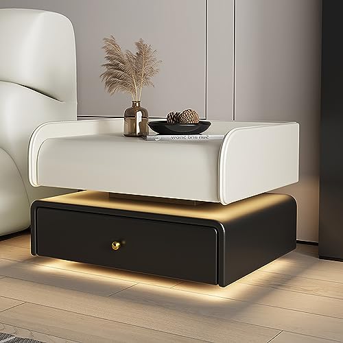 Table de chevet intelligente de rangement avec port de recharge induction et sécurité - 2