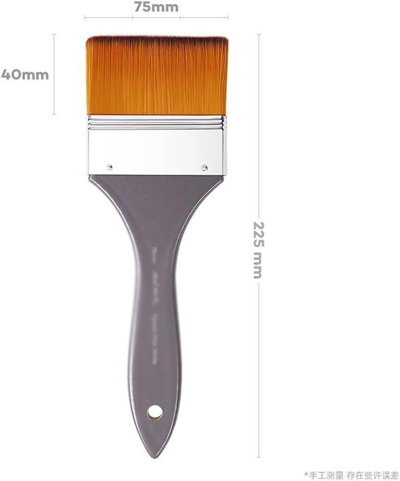 6 Nylon Brush Studio Oil Primer Gouache Row Wall Paint Acrylic