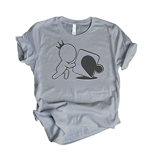 Image of Malted Regular Fit T-Shirt for Men & Women /Couples, T-Shirt for Husband and Wife, Girlfriend and Boyfriend T-Shirt, Honeymoon T-Shirt (Set of 2, Malted-Grey-044-Parent)