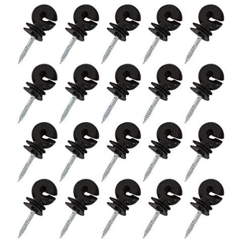 OUNONA Electric Fencing Ring Insulators Pack of 20 Cover
