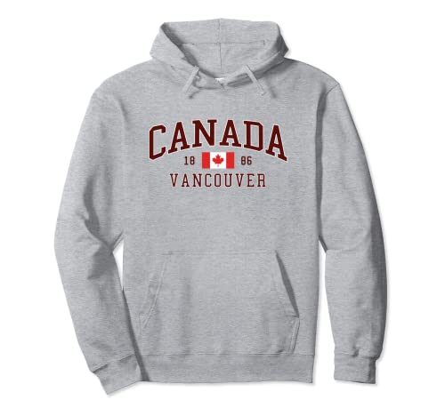 Canadá Vancouver British Columbia Vintage Style Regalo Sudadera con Capucha