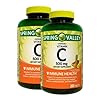 Vitamin C 500mg, Tropical Fruit Flavor 200 Count Tablets, Chewable Vitamin C, Dietary Supplement + 7 Day Pill Organizer Included (Pack of 2)