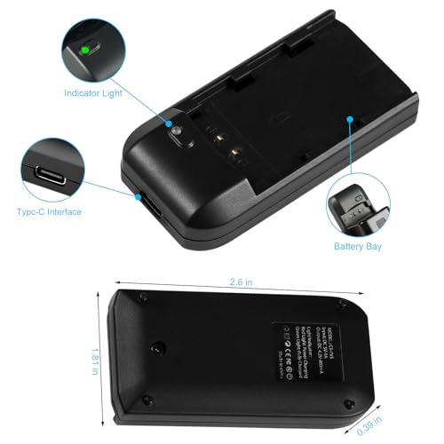 Camcorder Video Digital Camera Travel Charger and 3.7V 2000mAh NP-FV5 Plus Li-ion Rechargeable Battery(NP-FV5 Plus battery Charger)