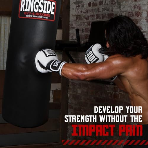 Ringside 100-pound Powerhide Boxing Punching Heavy Bag (Soft Filled) Black, 100 LBS