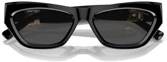 Ralph Lauren THE KIERA RL 8218U Black/Grey 55/17/145 women Sunglasses