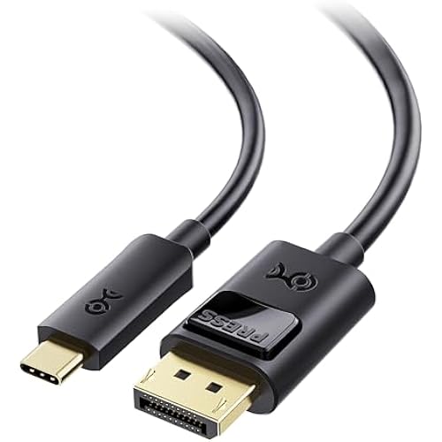 Cable Matters Unidirectional USB C to DisplayPort 1.4 Cable, 3.3ft