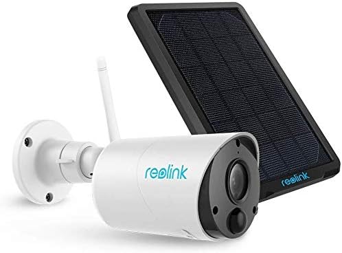 Reolink 1080P HD Wireless Home Security Camera System, Rechargeable Battery-Powered, Night Vision, Works with Alexa & The Google Assistant, Cloud/Local SD Storage, Argus Eco with Solar Panel Kit