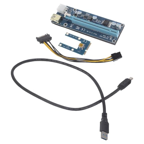 jojofuny Scheda Grafica Esterna per Laptop con Adattatore Mini Pci-e Pci-e GPU Indipendente per Gaming e Multimedia Espansione Grafica Veloce e Migliorata per Portatili Blu