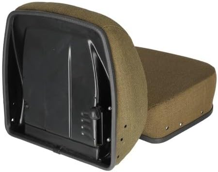 Seat Cushion Set - Fabric Dark Brown fits John Deere 4230 4850 4320 4640 7200 6620 9600 4055 4455 4840 9400 4250 4630 6600 4030 4430 4650 7700 9610 4040 4440 4755 8430 7720 2355 4050 4450 4240 9500
