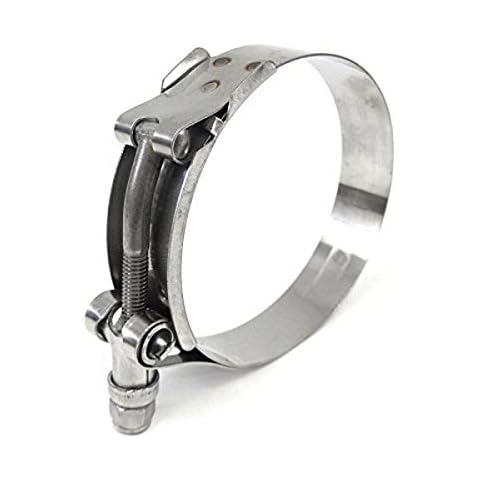 HPS Performance Stainless Steel T-Bolt Hose Clamp Size # 172, fit 6" ID hose SSTC-159-167 Polish 6.26"-6.57" (159mm-167mm) Cover