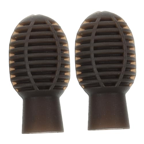 BESPORTBLE 2pcs Silicone Drum Stick Tips for Quieter Practice Durable Protective Caps for Drumsticks Lightweight Wear Resistant Mute Tips Musical Instrument Accessories for Home Go