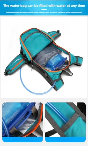 Mochila de senderismo impermeable ligera 20L naranja miniatura 6