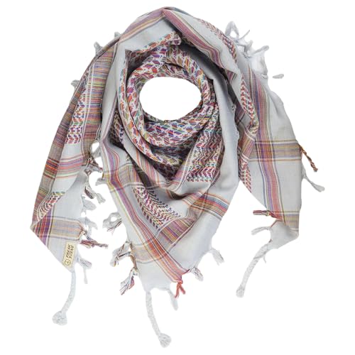 Keffieh en coton multicolore Freak Scene aux finitions traditionnelles