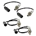 Kwiksen 4pcs Oxygen Sensor 1 Sensor 2 Upstream Downstream Replacement for Expedition 4.6L/ 5.4L 1999 2000 2001 2002 Replacement for F-150 F250 4.2/4.6L/5.4L 1999 Replacement 234-4046 234-4127