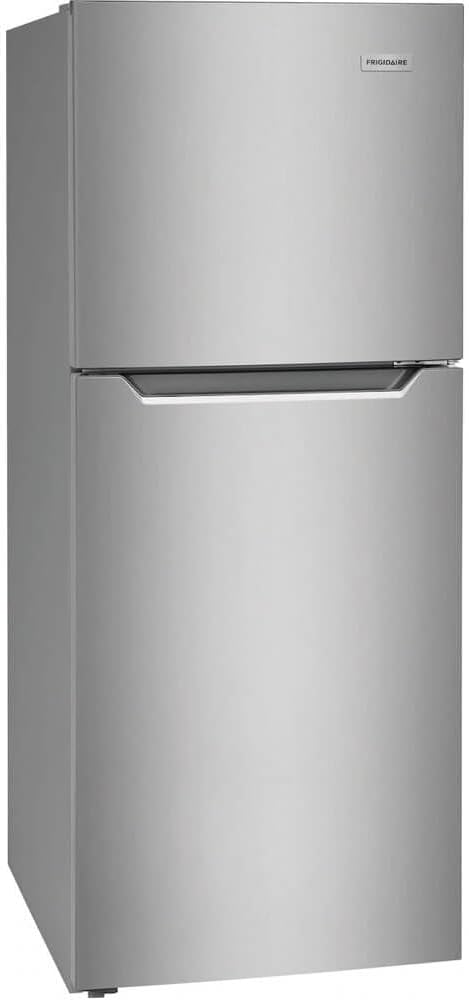 Frigidaire 11.6 Cu. Ft. Compact ADA Top Freezer Refrigerator in Brushed Steel with Electronic Control Panel, Reversible Door Swing, ENERGY STAR on Fridge.com